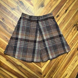 Urban Outfitters Collegian of California plaid skirt